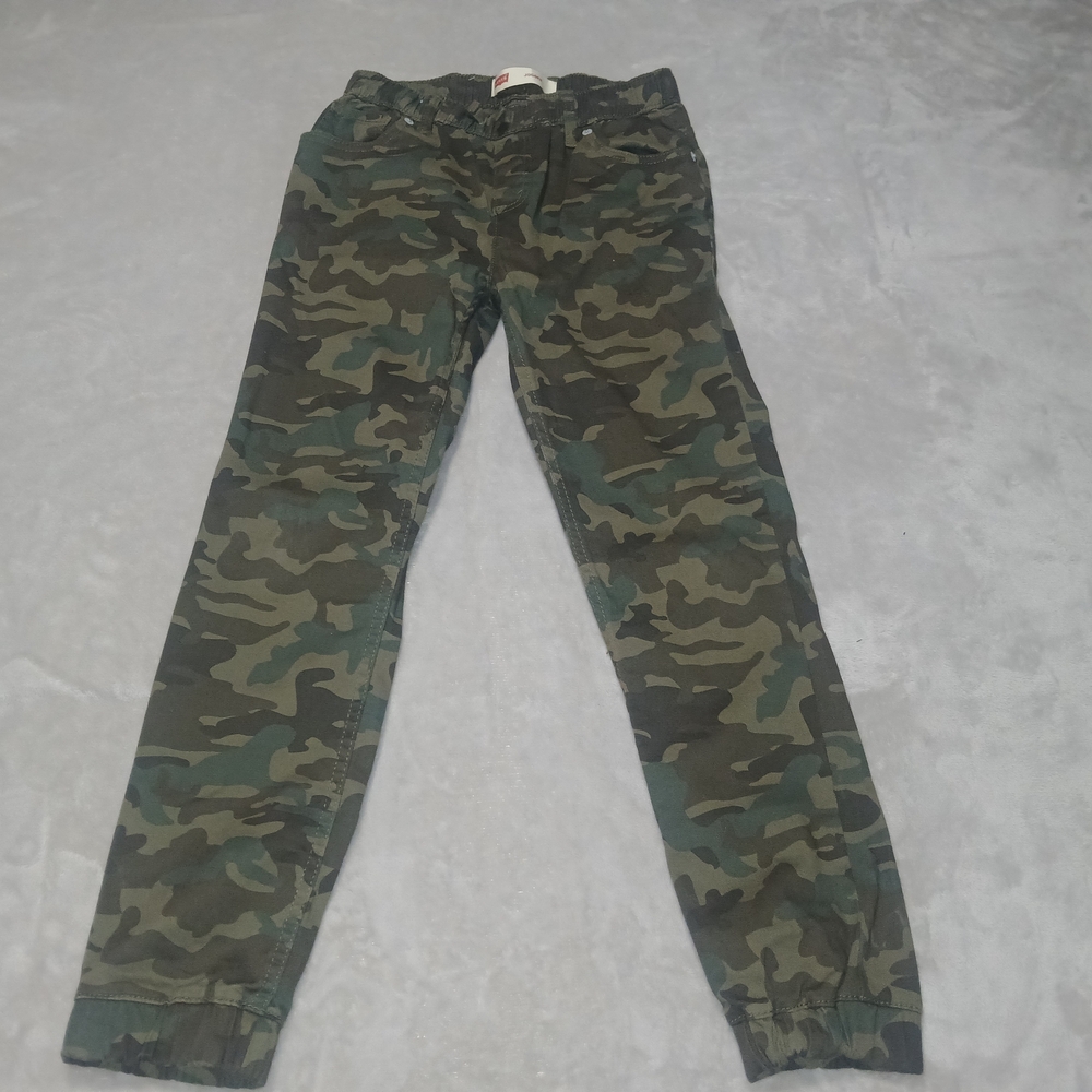 Levi's Green Camouflage Kids Joggers